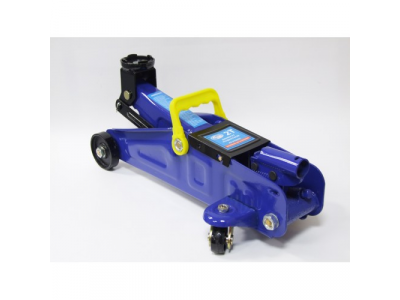 Домкрат гидравлический подкатной 2 т, в коробке, высота подъема 145-300 синий