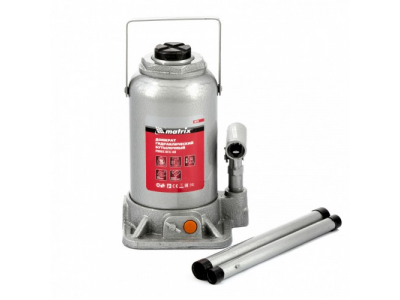 Домкрат гидравлический бутылочный, 20 т, h подъема 244-449 мм Matrix