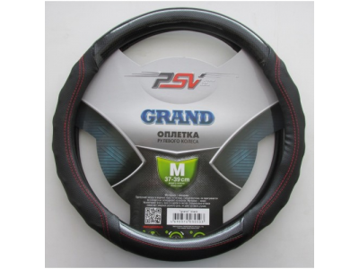 Оплетка на руль "PSV" GRAND (Черный) S