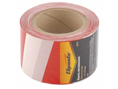 Лента сигнальная, 75 мм х 150 м Sparta