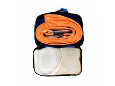 Трос буксировочный 4 тонны (2 мет. кр.) полиэст.