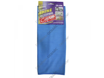 Салфетка из микрофибры "City Up" СА-106 "SHINE" 35х40 см /200
