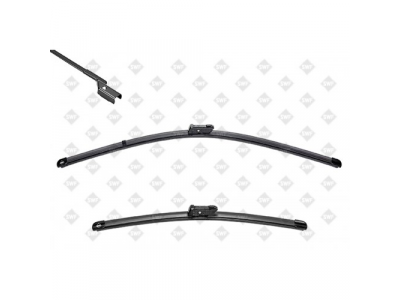 Щетки стеклоочистителя SWF VISIOFLEX,передняя,2 шт., 51843624, 51843623, 600mm/24", бескаркасная