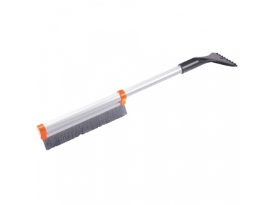 Щетка- сметка для снега со скребком, телескопическая 410-600 мм // STELS