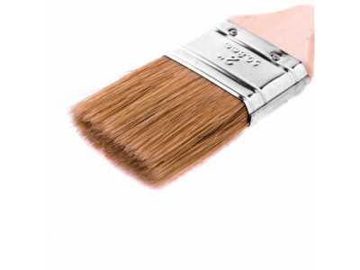 Кисть плоская "Евро" 2", натуральная щетина, деревянная ручка Mtx