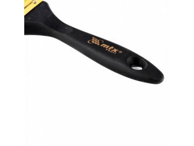 Кисть плоская "Профи" 1,5", натуральная щетина, деревянная ручка Mtx