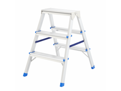 Стремянка двусторонняя 3ст., алюминиевая// Сибртех Россия