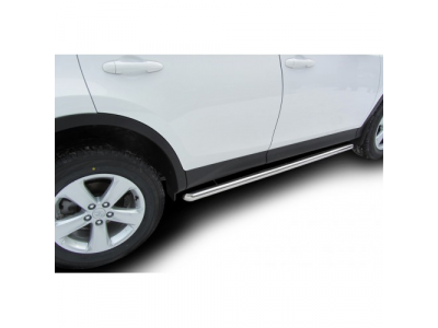 Защита штатных порогов Arbori d57 труба TOYOTA RAV-4 2013-