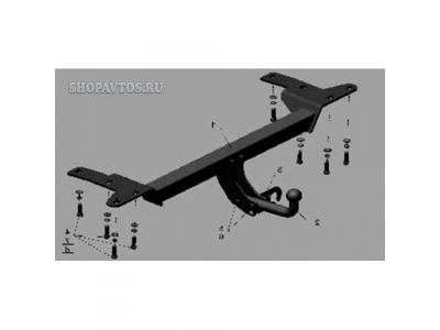 Фаркоп на Suzuki Grand Vitara II SUV 2005г.-по н.в.