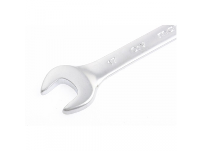 Ключ комбинированный, 17 мм, CrV, матовый хром// MATRIX