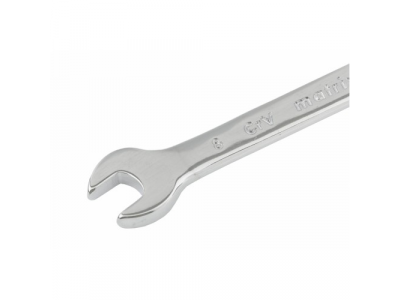 Ключ комбинированный, 9 мм, CrV, полированный хром// MATRIX
