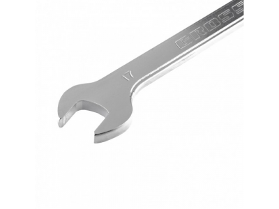 Ключ комбинированный трещоточный, 17 мм, количество зубьев 100 Gross