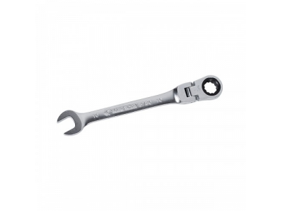 Ключ трещоточный комбинированный с шарниром 15 мм KING TONY