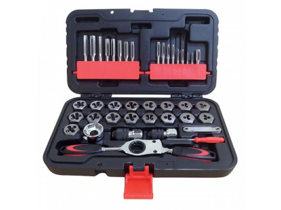 Набор метчиков и плашек SK-5 M3-M12, кейс, 40 предметов