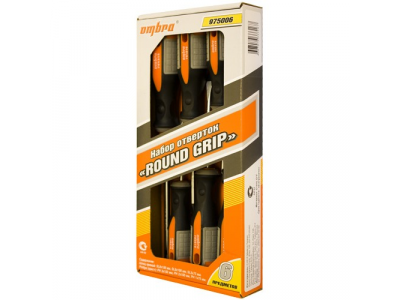 Набор отверток ROUND GRIP 6 пр., Ombra 975006