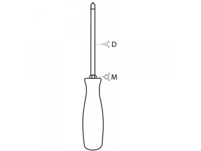 Отвертка усиленная цельнометаллическая SL10.0, 200 мм