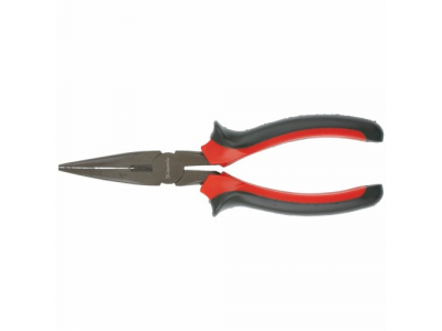 Длинногубцы Black Nickel, 180 мм, прямые, двухкомпонентные рукоятки// MATRIX