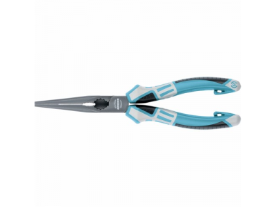 Длинногубцы прямые 205 мм, трехкомпонентные рукоятки// GROSS