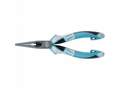 Длинногубцы прямые 170 мм, трехкомпонентные рукоятки// GROSS