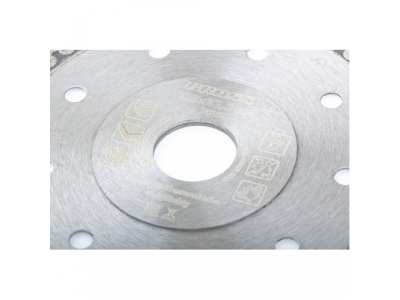 Диск алмазный ф 125х22,2 мм., тонкий, сплошной (Jaguar), мокрое резание GROSS