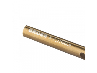 Сверло спиральное по металлу, 7,0 мм, HSS-Co GROSS