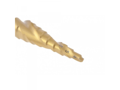 Сверло ступенчатое 4-5-6-7-8-9-10-11-12 мм, HSS, спиральный Профиль, шестигранный хвостовик Matrix