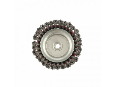 Щетка для УШМ, 150 мм, М14, "чашка", крученая проволока 0,8 мм// MTX