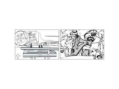 JTC Приспособление для снятия и установки двигателя (PORSCHE F6) JTC