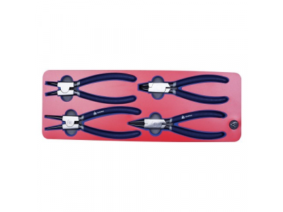 Набор съемников стопорных колец, ложемент, 4 предмета, МАСТАК