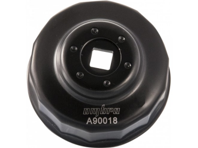 Съемник масляных фильтров чашка 65/14 черный, Ombra A90018