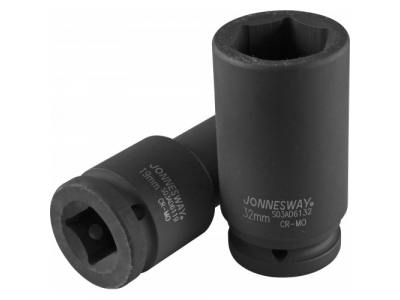 Головка торцевая ударная глубокая 3/4"DR, 46 мм, S03AD6146 JONNESWAY