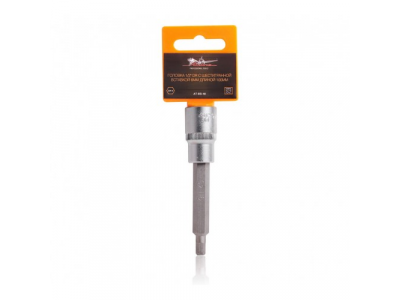 Головка 1/2 дюйма DR с шестигранной вставкой 6мм длиной 100мм