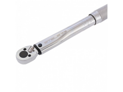 Ключ динамометрический, 5-24 Нм, 1/4, CrV, хромированная Stels