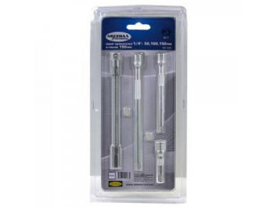 Набор удлинителей на 1/4" с гибким удлинителем