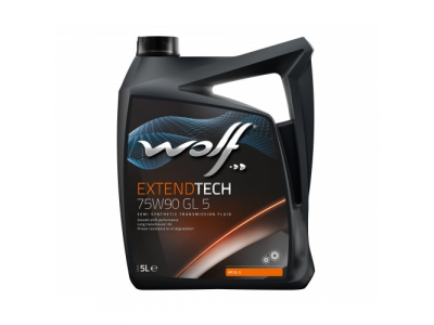 Трансмиссионное масло WOLF EXTENDTECH 75W90 GL 5 5L