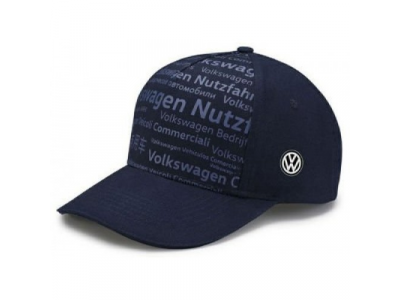Бейсболка Volkswagen Commercial Vehicles Baseball Cap, Blue, артикул 7E0084300
