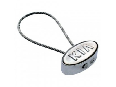 Металлический брелок Kia Metall Keyring, Silver, артикул R8480AC462K