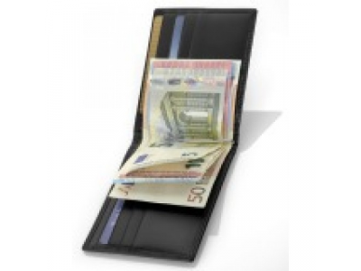 Кожаный футляр для кредитных карт Mercedes-Benz Credit Card Wallet With Money Clip