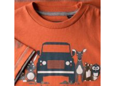 Футболка для мальчиков Land Rover Boys Graphic T-shirt, Orange
