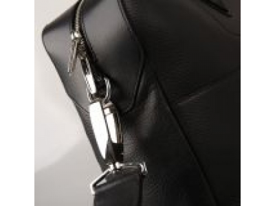Кожаный портфель Jaguar Leather Brief Case, Black