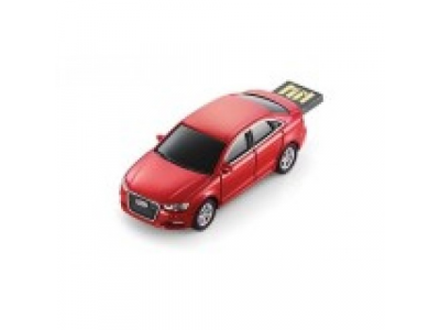 Флешка Audi USB flash drive, 4 GB, A3 Limo, red