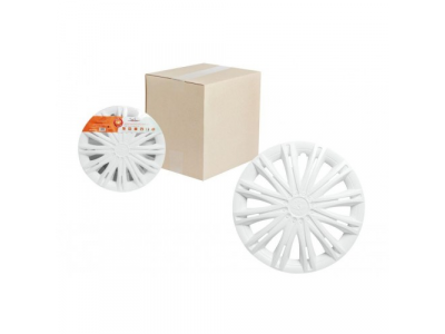 Колпаки колесные 15 дюймов Скай, белый AIRLINE