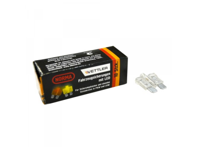 Предохранитель плоский 25А с индикатором VETTLER