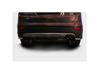 Защита задняя уголки d42,Hyundai Santa Fe 2013-, HYSF.76.1626