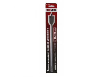 Сверло по дереву RedVerg перовое HCS 22x300 мм