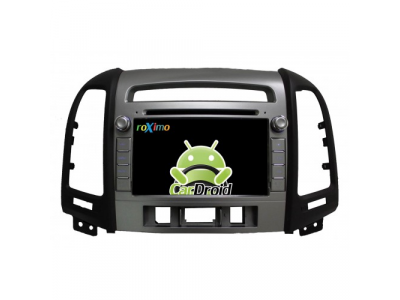 Штатная магнитола CarDroid RD-2008D для Hyundai SantaFe 2 (3 кнопки) DSP